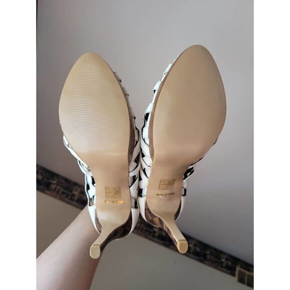 Women's Sandal Stiletttos summer boots studded BABY PHAT Marianela white 10 - Picture 3 of 12